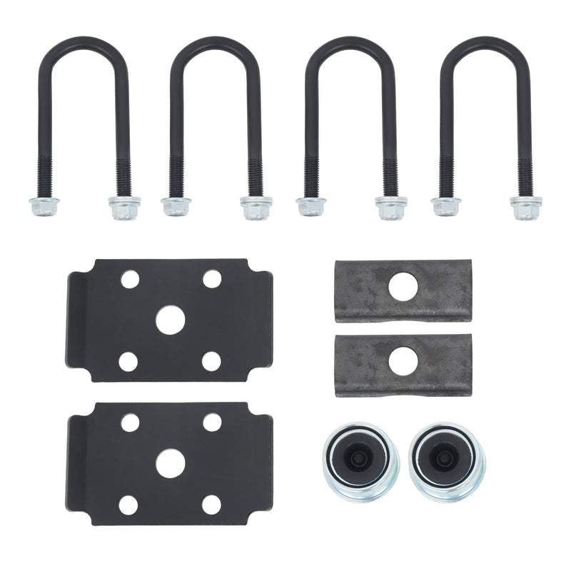 Findmall 2,000 lb Trailer Axle with U-Bolt Kit, 4 on 4 in, 57 in Hub Face