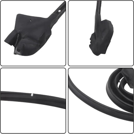 Findmall Rubber Door Weatherstrip Seals for 1970-1981 Camaro & Firebird, Pair