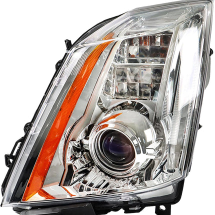 Findmall Headlight Headlamp Assembly HID Driver Side Replacement for CTS 2008 2009 2010 2011 2012 2013 2014 Replacement for GM2502310 Left LH