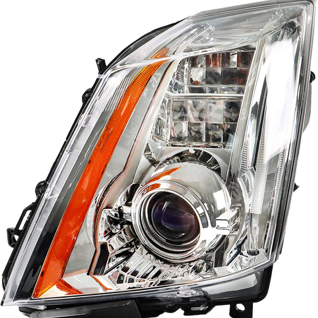 Findmall Headlight Headlamp Assembly HID Driver Side Replacement for CTS 2008 2009 2010 2011 2012 2013 2014 Replacement for GM2502310 Left LH