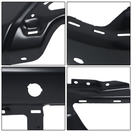 Findmall 5Pcs Black Front Bumper Face Bar Kit with Grille, License Plate Bracket & Grille Trim Panels for 2021‑2023 F150, Replacement with 6 Sensor Holes