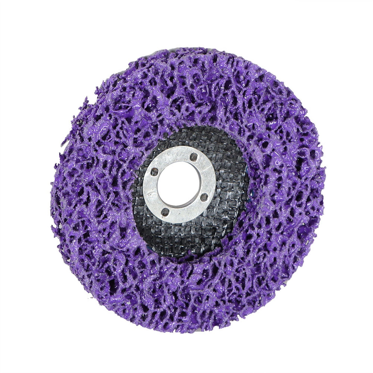 findmall 10Pcs 4 x 5/8 Purple Quick Change Easy Strip Discs Poly Abrasive Wheel Silicon Carbide Abrasive Wheel Fit for Angle Grinders