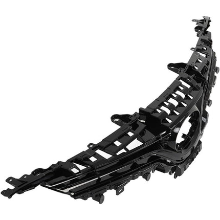 Findmall 2-Piece Front Upper and Lower Grille Set for 2018-2020 Toyota Camry L LE XLE, Gloss Black