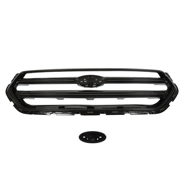 Findmall Glossy Black Straight-Trim Front Upper Grille Replacement for Escape 2017-2019 GJ5Z8200B GJ5Z8200C