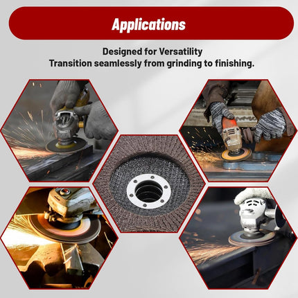 Findmall 4.5 Inch T29 Flap Discs, Aluminum Oxide Sanding Grinding Wheels for Angle Grinder