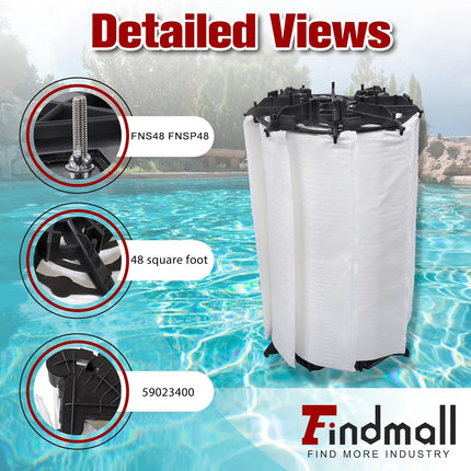 Findmall 24 36 48 Square Feet Complete Element Grid Kit with Air Bleed 59023400 59023800 59023500