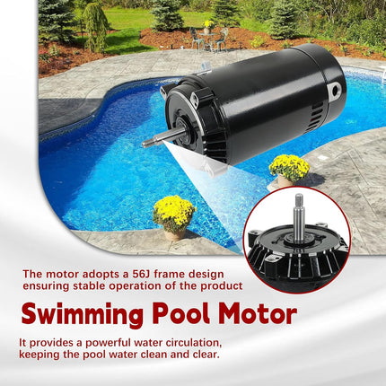 Findmall SP2607X10 UST1102 115/230 Volts 7.5/15 Amperes Swimming Pool Motor