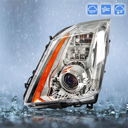 Findmall Headlight Headlamp Assembly HID Driver Side Replacement for CTS 2008 2009 2010 2011 2012 2013 2014 Replacement for GM2502310 Left LH