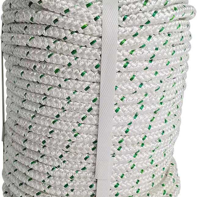findmall 3/7 Inch x150 Feet Double Braid Polyester Rope 5900Lbs Heavy Duty Rope for Tie,Pull,Swing and Knot