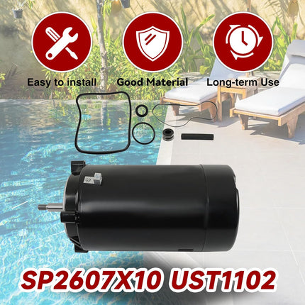 Findmall SP2607X10 UST1102 115/230 Volts 7.5/15 Amperes Swimming Pool Motor