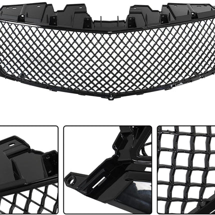 Findmall Black Mesh Front Upper and Lower Grille Set Replacement for XTS 2013-2017