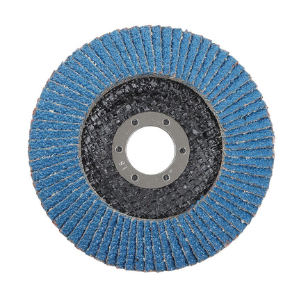Findmall 20Pcs 5 Inch X 7/8 Inch Flap Discs 40 Grit Type 29 | Zirconium Oxide Abrasive，for Metal Grinding, Weld and Rust Polish