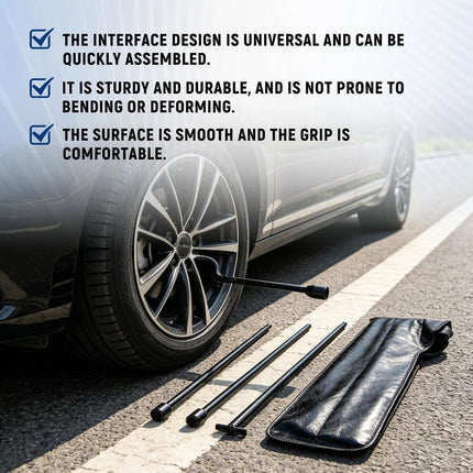Findmall Spare Tire Jack Tool Set Kit Wheel Tire Lug Wrench Repair Tool Replacement for 2005-2015 Nissan Frontier 2004-2015 Nissan Titan 99501EB00B