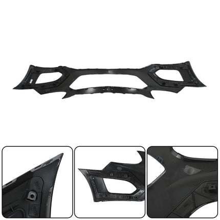 Findmall Primed Front Bumper Cover with Fog Light Holes Replacement for 2016-2017 Chevrolet Equinox, GM1014120