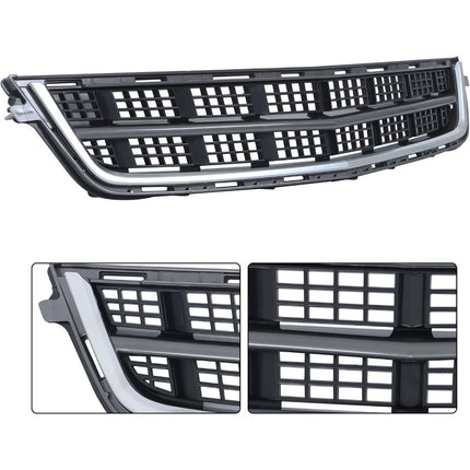 Findmall 2-Piece Front Upper and Lower Grille Set Replacement for ATS 2013-2014