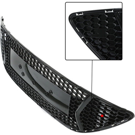 Findmall Black Front Center Radiator Grille Insert Replacement for Focus ST 2013-2014