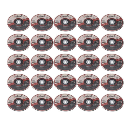 Findmall 25 Pack 3" x 1/16" x 1/4" Cut Off Wheel – Cuts Metal, Steel, Stainless Steel Aluminum Oxide, 1/16" Thin Disc for Angle Grinder, 1/4" Arbor