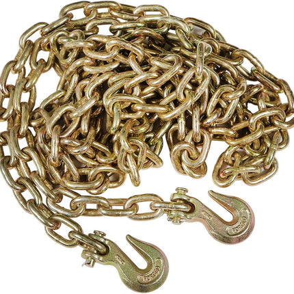 Findmall 3/8In x 20 Ft Grade 70 Truck Tow Chain Tie Down Chain Flatbed Truck Trailer