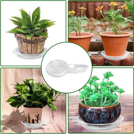 findmall 10 Pack 10 Inch Planter Dish Drip Tray for Plant Flower Seedling Growing