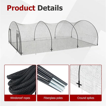 Findmall Heavy Duty Softball Baseball Batting Cage, Practice Portable Cage Net, for Backyard Batting Hitting Training with Carry Bag, 22ft x 12ft x 8ft