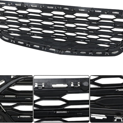 Findmall 2-Piece Front Upper and Lower Bumper Grille Kit Replacement for Equinox 2016-2017