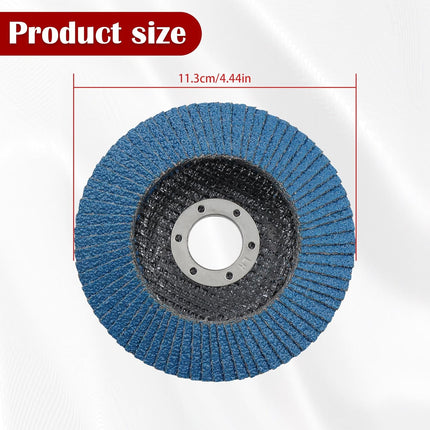 Findmall 20 PCS 4.5 Inch T29 Zirconia Flap Discs, 40/60/80 Grit Sanding Grinding Wheels with 7/8" Arbor for Angle Grinder