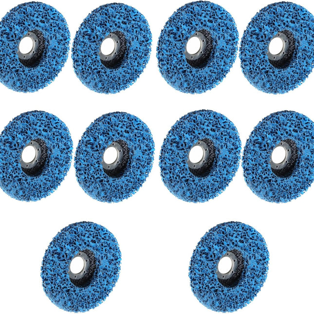 10 Pack 4-1/2 x 7/8 Quick Change Easy Strip & Clean Discs Fit for Paint Rust