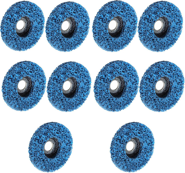 10 Pack 4-1/2 x 7/8 Quick Change Easy Strip & Clean Discs Fit for Paint Rust