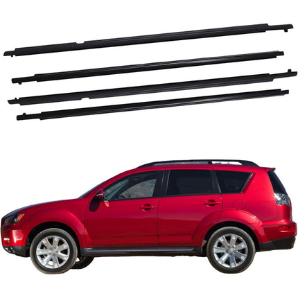 Findmall ABS Window Weatherstrip Molding Kit for 2008-2010 Toyota Highlander, 4-Piece