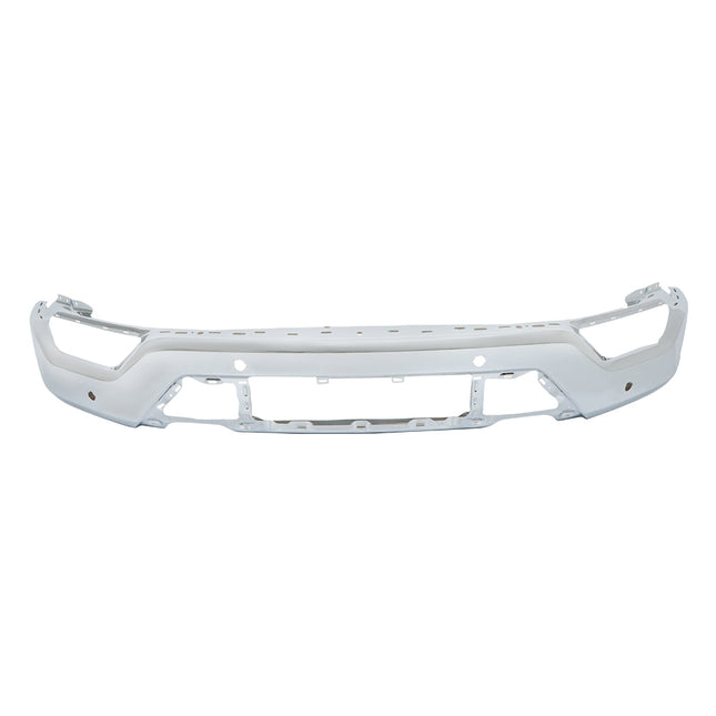 Findmall Chrome Steel Front Bumper Face Bar with 6 Parking Sensor Holes Replacement for 2021-2023 Ford F-150