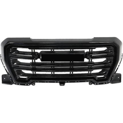 Findmall Front Mesh Grille Assembly for 2019-2021 GMC Sierra 1500, Gloss Black