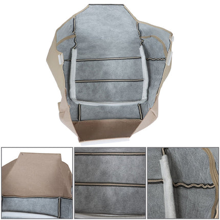 Findmall Driver Side Beige Leather Seat Cover Replacement for 2002 2003 2004 2005 2006 2007 F250 F350