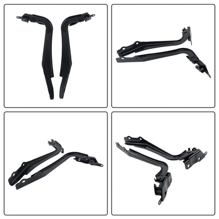 Findmall Set of 2 Hood Hinges Replacement for Impreza Replacement for Impreza 2017-2023 Replacement for 57260FL01A9P SU1236110 57260FL00A9P SU1236111, Black, Easy installation