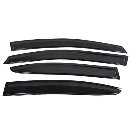 Findmall Black Side Window Visor Vent Rain Guard Deflector Replacement for 2015-2019 Subaru WRX STI JDM Style