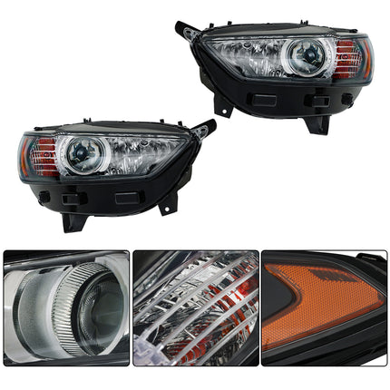 Findmall Headlight Assemblies for 2013–2016 Ford Fusion Front Left and Right, Replaces DS7Z-13008-A and DS7Z-13008-B