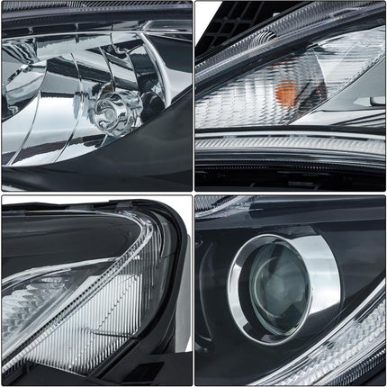 Findmall Driver Side Headlights Assembly HID with DRL Replacement for Pacifica 2017-2020 Housing Black Lamp LH 1PC 68370847AD