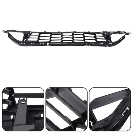 Findmall 2-Piece Black Front Upper and Lower Bumper Grille Set Replacement for Camaro RS 2019-2024 84112274 84112283