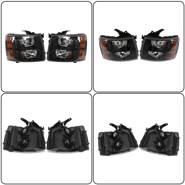 Findmall Headlight Assembly Replacement for Silverado Left LH Right RH