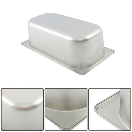 Findmall 2 Set 1/3 Size 3.6 Inch Deep Steam Table Pans With Lids | Stainless Steel Hotel Pans, for Steam Tables, Restaurants, Catering and Industrial