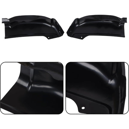 Findmall 6-Piece Inner Outer Rocker Panel and Cab Corner Kit for 1999-2007 Chevrolet Silverado GMC Sierra Extended Cab, Black