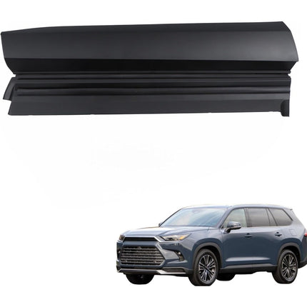 Findmall Front Left Door Molding for 2024-2025 Toyota Grand Highlander, Black