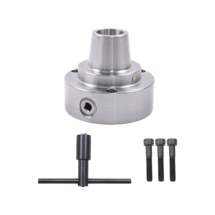 Findmall 5C Collet Lathe Chuck Closer With Semi-finished Adp.2-1/4" x 8 Thread