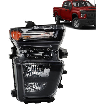 Findmall Headlight Assembly Replacement for Silverado 2500HD Front RH