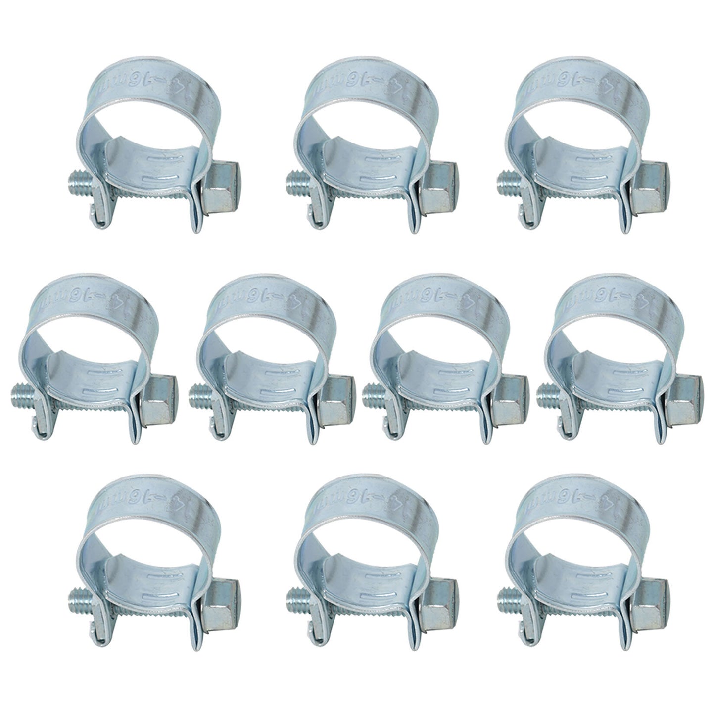 findmall 10PCS 3/8 Inch (14-16 mm) Injection Hose CLAMP/AUTO Fuel Clamps