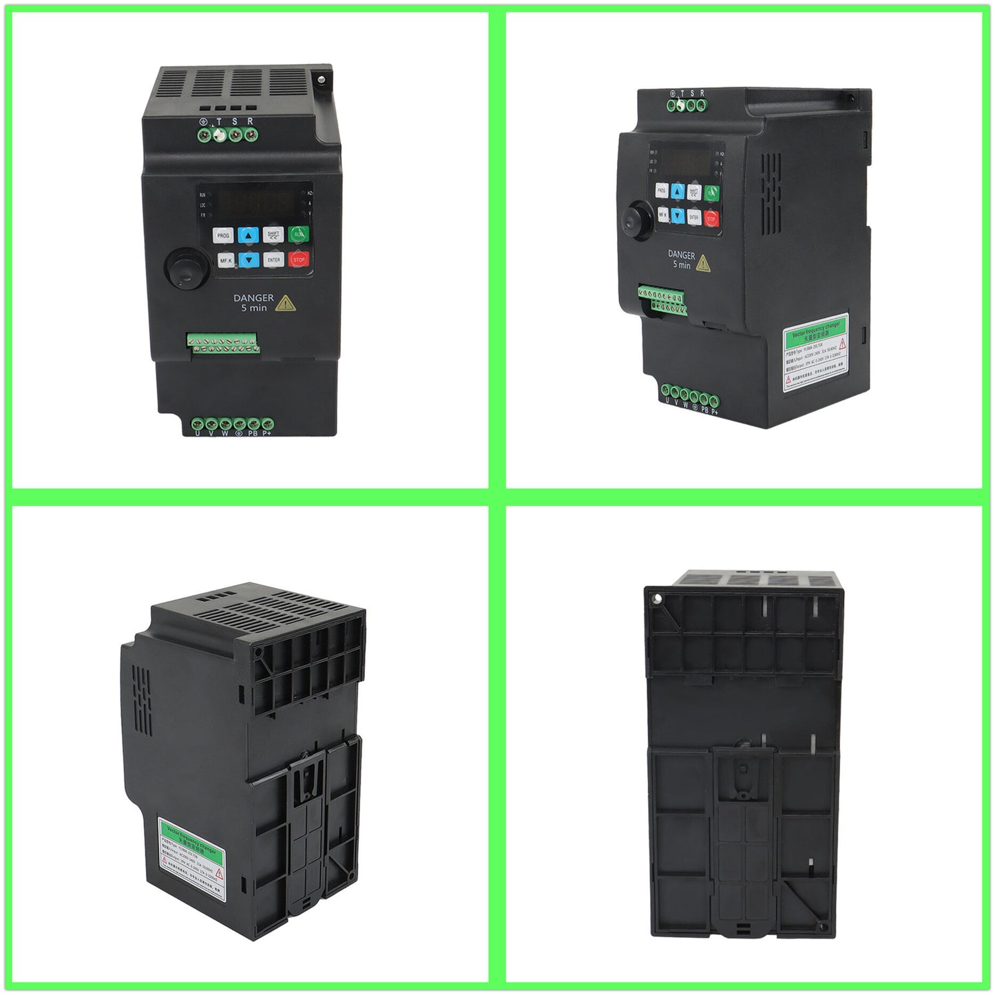 findmall Frequency Converter 3KW 4HP 220V Single Phase to 3 Phase Variable Frequency Drive for Motor Speed Control