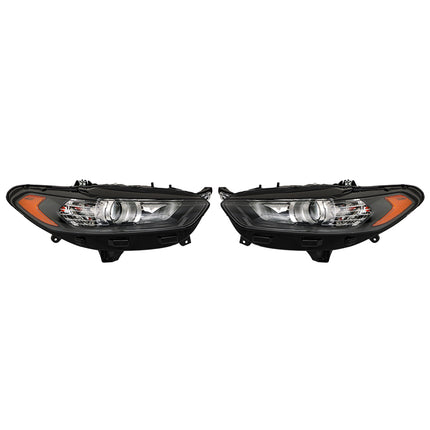 Findmall Headlight Assemblies for 2013–2016 Ford Fusion Front Left and Right, Replaces DS7Z-13008-A and DS7Z-13008-B
