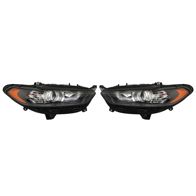 Findmall Headlight Assemblies for 2013–2016 Ford Fusion Front Left and Right, Replaces DS7Z-13008-A and DS7Z-13008-B