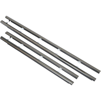 Findmall Chrome Window Weatherstrip Kit for Acura TSX Sedan, 4-Piece
