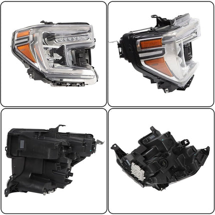 Findmall Headlight Assembly for 2019–2021 GMC Sierra Front Right Passenger Side, Replaces 84989881