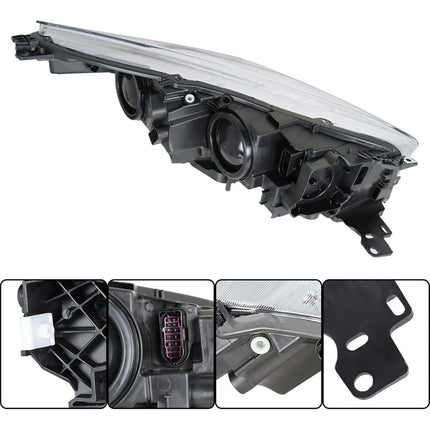 Findmall Headlight Assembly for 2017–2019 Ford Escape Front Left Driver Side, Replaces GJ5Z-13008-P